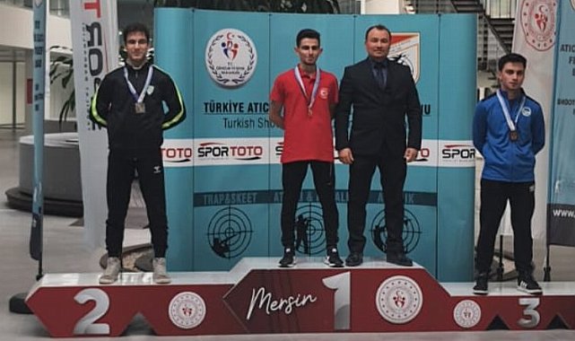 Eren Karaçor atıcılıkta Türkiye 2'ncisi oldu