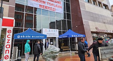Gölcük, Kızılay ile deprem bölgesine yardım topluyor
