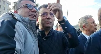 İmamoğlu Hatay'da bir vatandaşı teselli etti