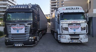 İzmir Narlıdere afet bölgesine desteğini kesmedi