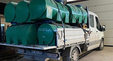 KASKİ'den depremzedelere su deposu desteği