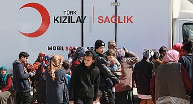 Kızılay Mobil Sağlık ekiplerinin lokasyonları güncelledi