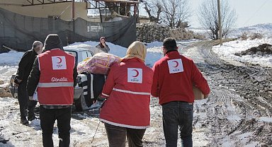 Kızılay'dan kırsala gıda desteği