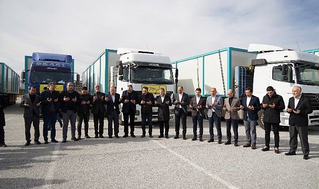 Konya'dan Hatay'a 10 tır yardım