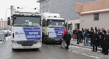 Kütahya'dan 2 tır daha yola çıktı