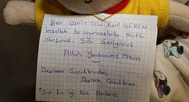 Minik Elif duygulandırdı: "Sizi en iyi biz anlarız"