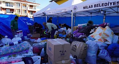 Muğla Milas'tan yardım seferberliği