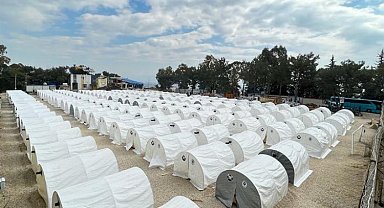 Rize, Kırıkhan'da 'Çadır Kent' kuruyor