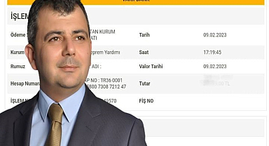 Serkan Koyuncu maaşını depremzedelere bağışladı