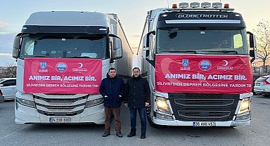Silivri'den Deprem Bölgesine 26 Tır Yardım Malzamesi