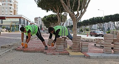 Termesos Bulvarı kaldırımı yenileniyor