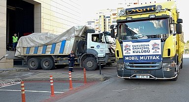 Yenişehir Belediyesinin yardım tırları bölgeye gönderildi