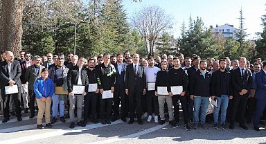 Afet bölgesinden dönen personeliyle buluştu