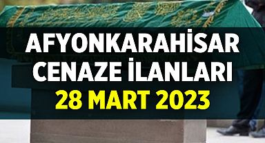 Afyon'da Yayınlanan Cenaze İlanları 