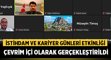 Afyon Kocatepe Üniversitesi İstihdam ve Kariyer Günleri etkinliği çevrim içi gerçekleştirildi
