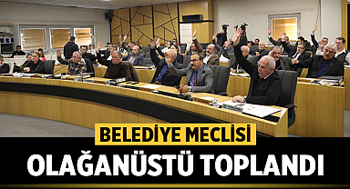 Afyonkarahisar Belediye Meclisi olağanüstü toplandı.