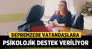 Afyonkarahisar'da bu Belediye depremzedelere psikolojik destek veriyor