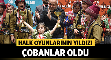 Afyonkarahisar'da Halk Oyunlarının Yıldızı Çobanlar Oldu