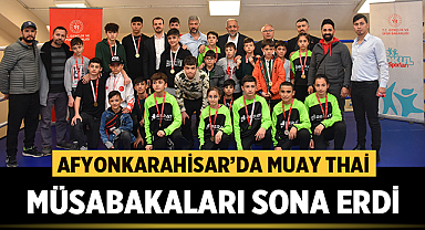 Afyonkarahisar'da Muay Thai müsabakaları sona erdi