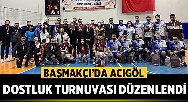 Afyonkarahisar'ın Başmakçı ilçesinde Acıgöl Dostluk Turnuvası düzenlendi