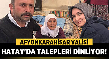 Afyonkarahisar Valisi Kübra Güran Yiğitbaşı Hatay'da! 