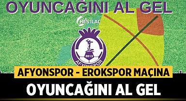 Afyonspor taraftarından çağrı: Oyuncağını Al Gel!