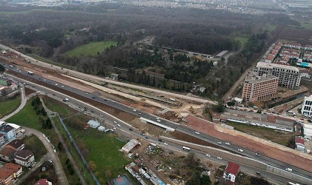 Alikahya Stadyum yolu süratle devam ediyor