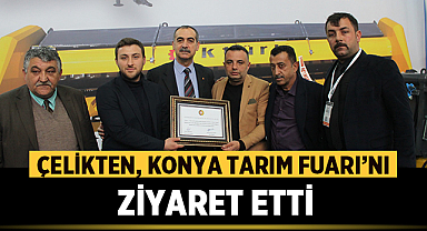 ATSO Meclis Başkanı Mustafa Ali Çelikten Konya Tarım Fuarını ziyaret etti