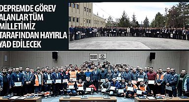 Başkan Altay: “Depremde Görev Alanlar Tüm Milletimiz Tarafından Hayırla Yad Edilecek