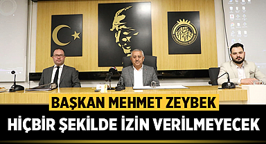 Başkan Zeybek: Bedeli ne olursa olsun 5 kata izin vermeyeceğim