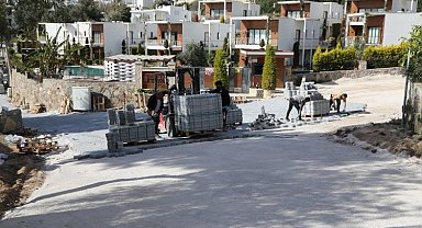 Bodrum'da alt ve üst yapı çalışmalarına devam