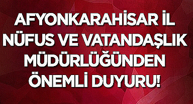 Bu sınava girecekler dikkat: Nüfus Müdürlüğü duyurdu!