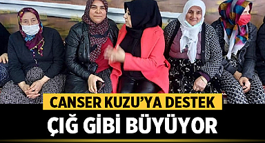 Canser Kuzu’ya destek çığ gibi büyüyor