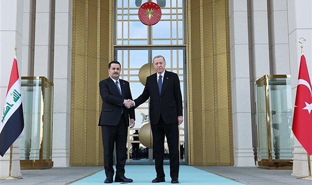 Cumhurbaşkanı Erdoğan, Irak Başbakanı Es Sudani’yi resmi törenle karşıladı