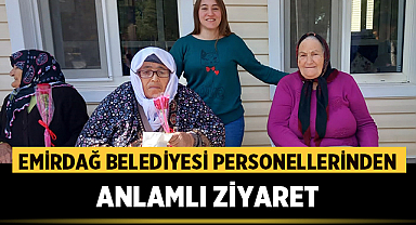 Emirdağ Belediyesi'nden Huzurevi Sakinlerine Ziyaret