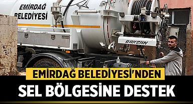 Emirdağ Belediyesi, sel bölgesi Şanlıurfa'ya ekip ve araç gönderdi