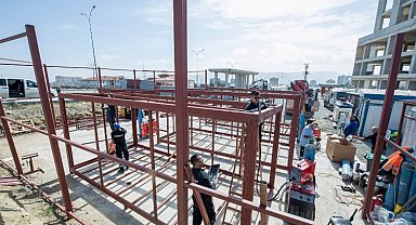 Hatay'da 200 aileyi barındıracak konteyner