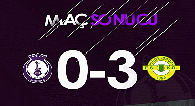 HES İlaç Afyonspor, Erokspor'a 3-0 mağlup oldu