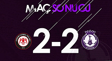 HES İlaç Afyonspor galibiyeti son dakikada kaçırdı