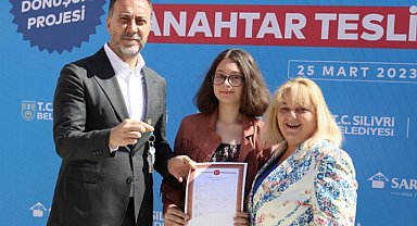 İstanbul Silivri'de kentsel dönüşümde tapu sevinci