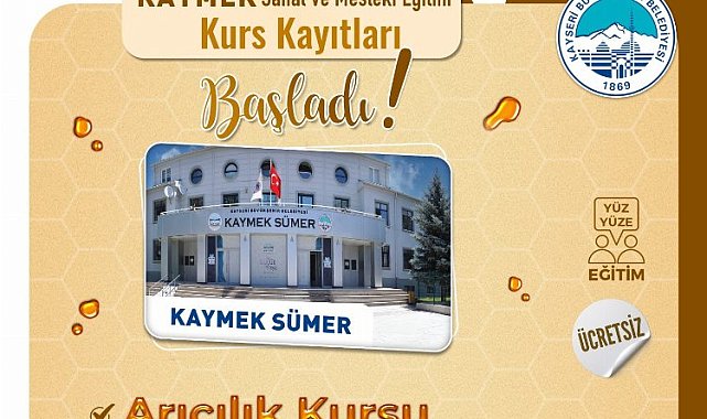 KAYMEK'ten arıcılık kursu