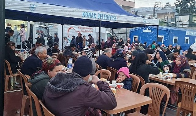 Konak'tan Çadır Kentte İlk İftar