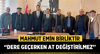 Mahmut Emin Birliktir: Dere geçerken at değiştirilmez!