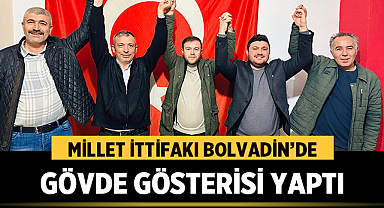 Millet İttifakı Bolvadin’de gövde gösterisi yaptı