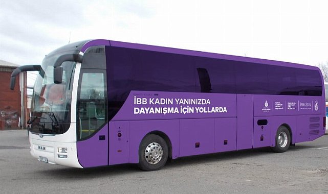 'Mor otobüs' Hatay'da