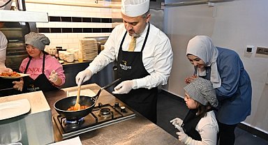 Özel gereksinimli çocuklar mutfakta buluştu