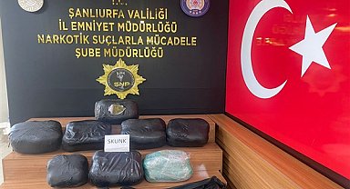 Şanlıurfa'da uyuşturucu operasyonu