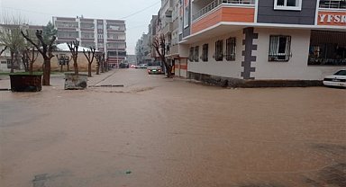 Şanlıurfa’da Sağanak Yağış Hayatı Olumsuz Etkiledi