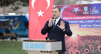 Silivrili Çiftçiler Milli Arçiçek Tı-ohumu Sevinci Yaşadı