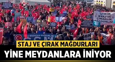 Staj ve Çırak Mağdurları yine meydanlara iniyor